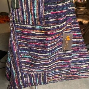 NWT boho bag purples designer purse button closure lightweight